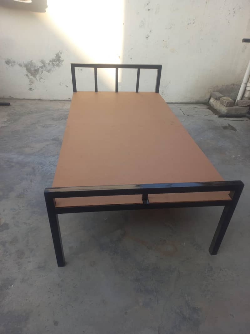2 single bed iron 1