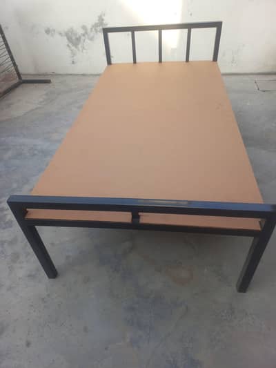 2 single bed iron
