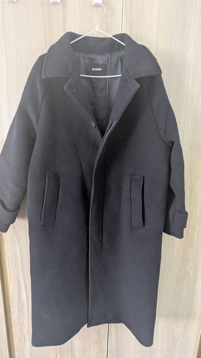 Blackup long coat