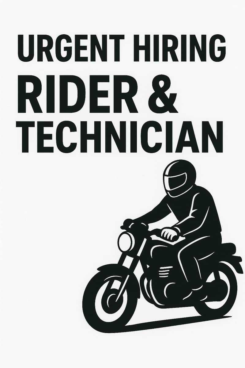 Urgent Hiring Rider & Technicial - Other Jobs - 1109049137