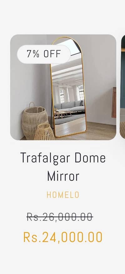 6×2 ft new hight quality standing mirror