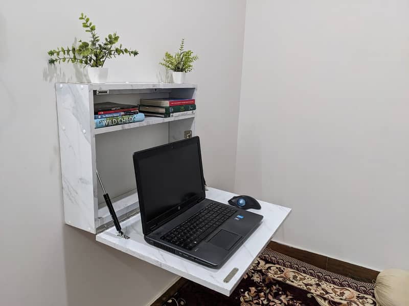 Wall Mounted Laptop/Study Table – Compact Foldable Design 0