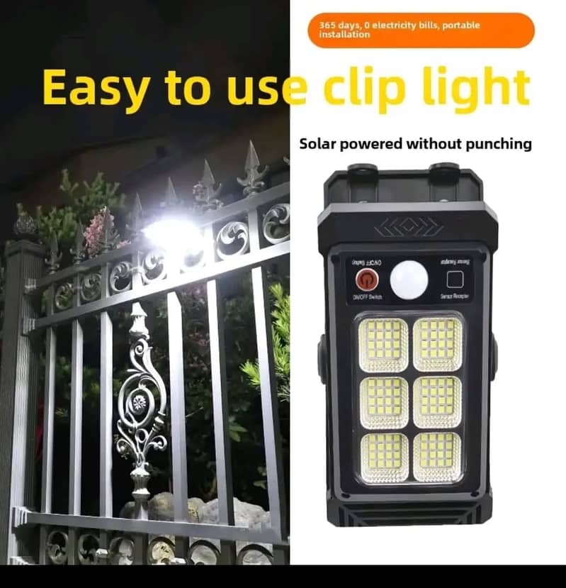 LED Solar Security PIR Motion Sensor Light, Roatable Angle Adjustable 5