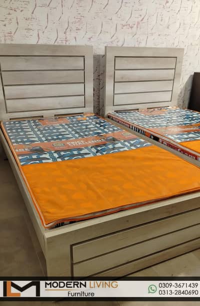 Single 2 Beds Best Quality In Your Choice Colours Classic Design