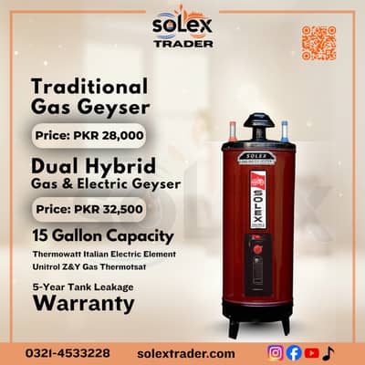 Automatic Hybrid Geyser — New Stock Available Geysers
