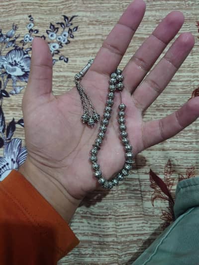 Antique 1982 Yemen Design 33 beads silver Tasbeeh