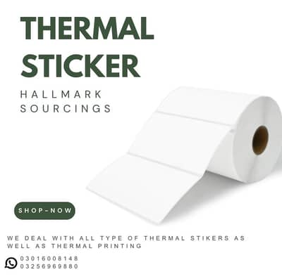 Thermal Industrial Stickers and Ribbons DTL, TTL