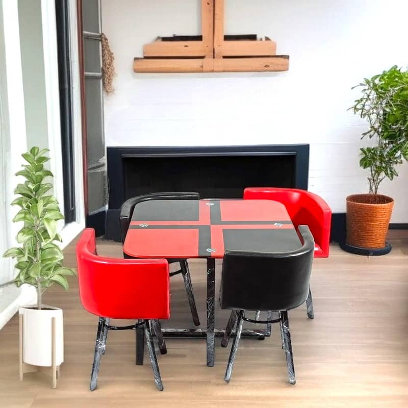 4 Person space saving dining table 0