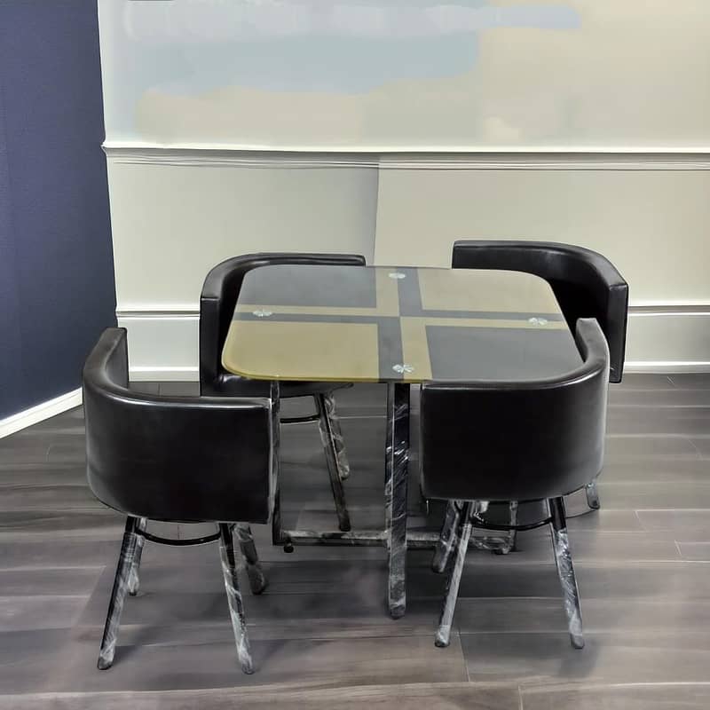 4 Person space saving dining table 1