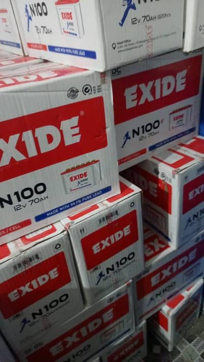 Exide 100 stock available wholesale