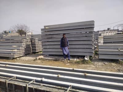 Precast boundary wall and Precast roof / tayar chatey or dewar