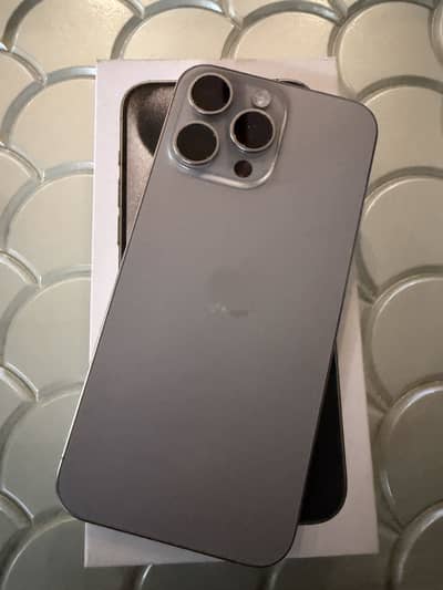 iPhone 15 Pro Max 256gb PTA Approved Physical + E-sim