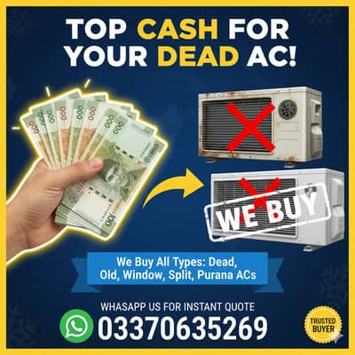 Old Ac, Dead Ac/Window Ac/Purana Ac/Ac Purchase / Split Ac / Window AC
