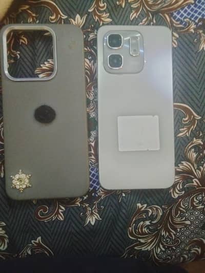 Hot 50i (6gb+4gb) Ram Rom 128gb  Silver colour