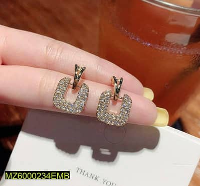 Pearl Square Earrings