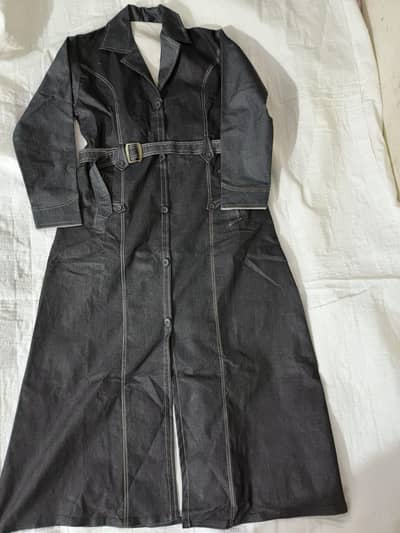 knitted sweater and long  coat in new condition