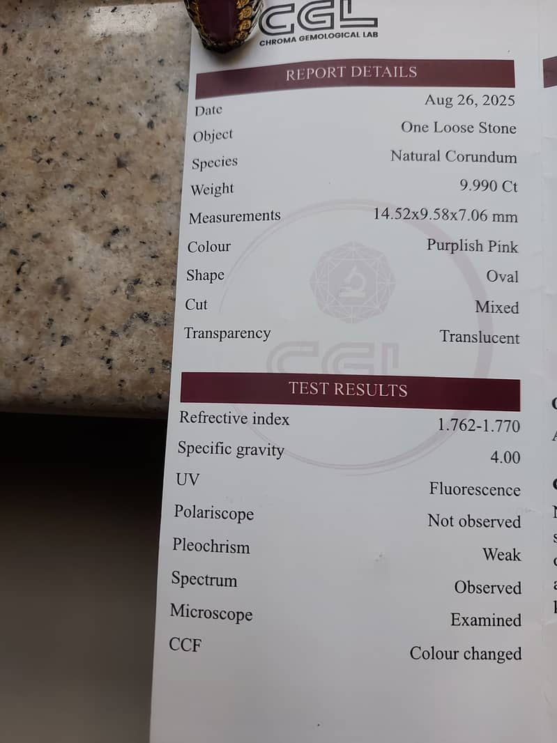 Afghanistan natural ruby ring 5