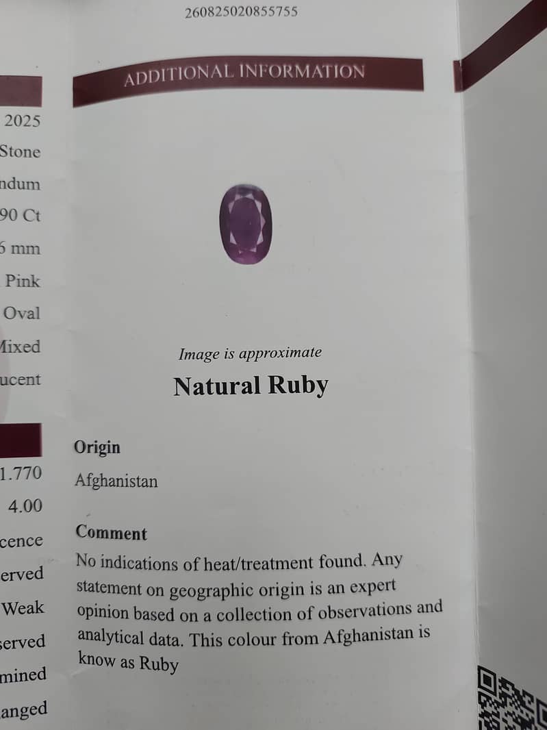 Afghanistan natural ruby ring 6