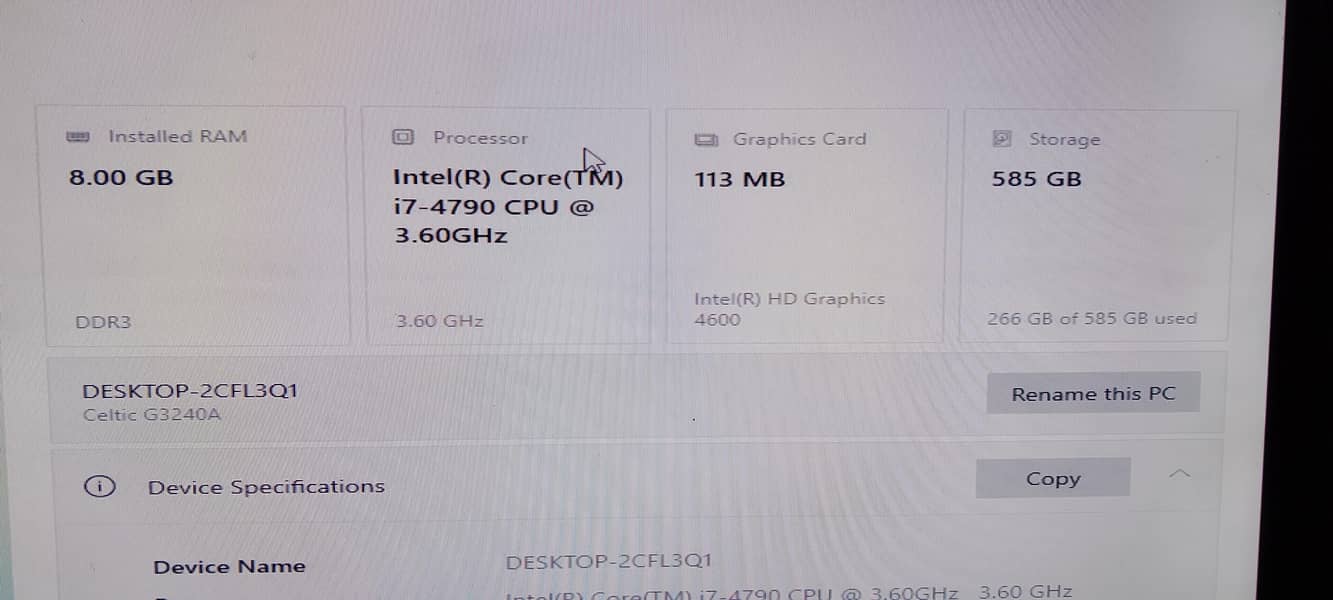 Core i7 4th generation 7