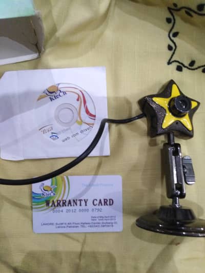 12 MP Webcam With Warrenty Card With Box