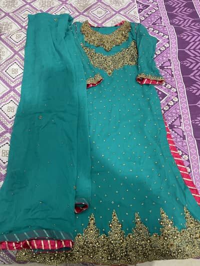 Pink n green heavy Shirt for size small to medium