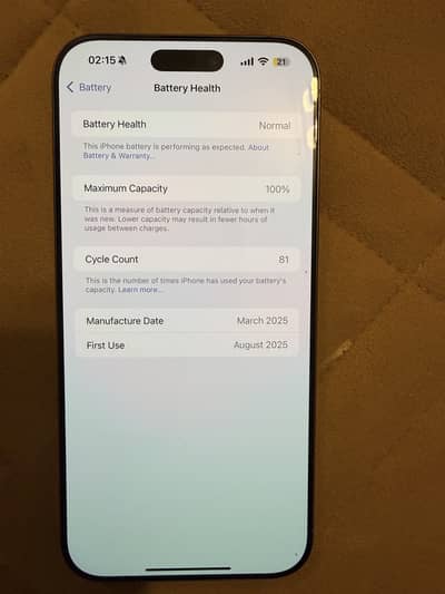 iPhone 16 Pro Max Desert Titanium