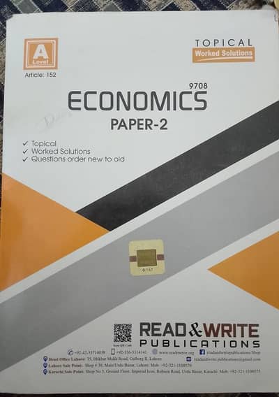 Alevels Economics Topical