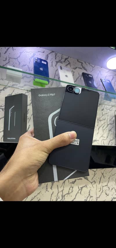 Samsung galaxy Z flip 7 box pack non pta 256gb jet black