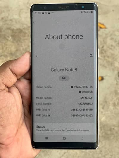 I Am Selling samsung Galaxy Note 8