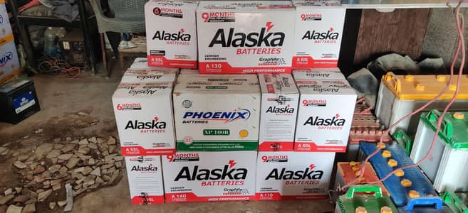 Alaska batteries with 9 month Free replacement warranty.