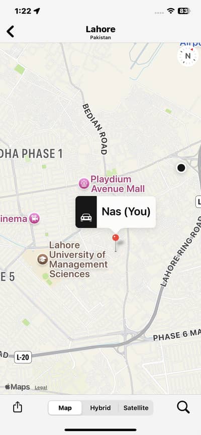 FULL FURNISHED APARTMENT near LUMS DHA ( punjab small)yearly contract