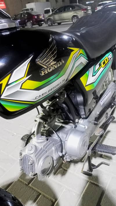 Honda CD-70 2023 karachi num 1st owner Genuine condition