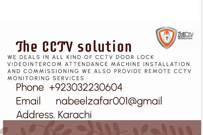 the CCTV solution 0
