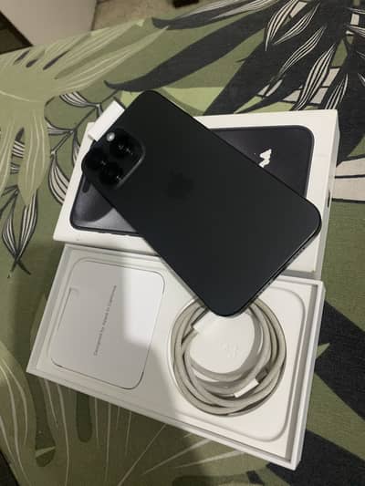 Iphone 15 Pro Max 256 GB (Black Titanium) Non PTA Complete Box