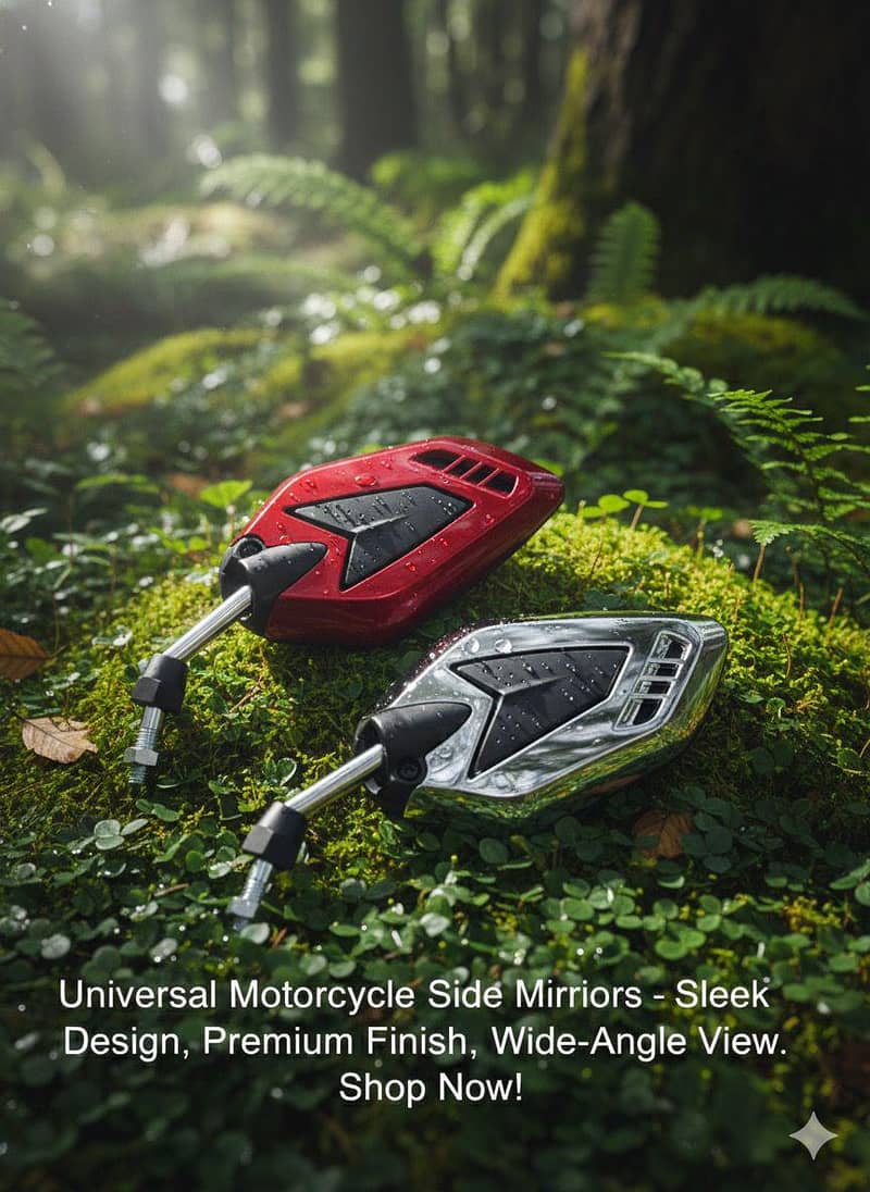 Universal Motorcycle Side Mirrors 2