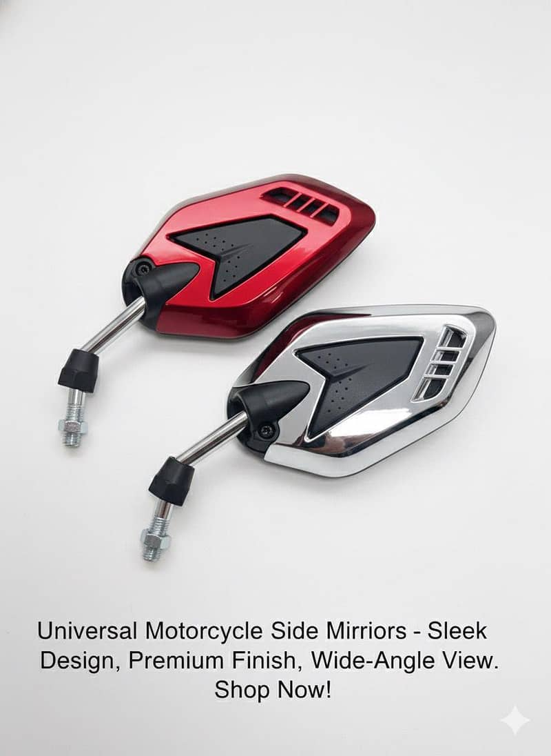 Universal Motorcycle Side Mirrors 3