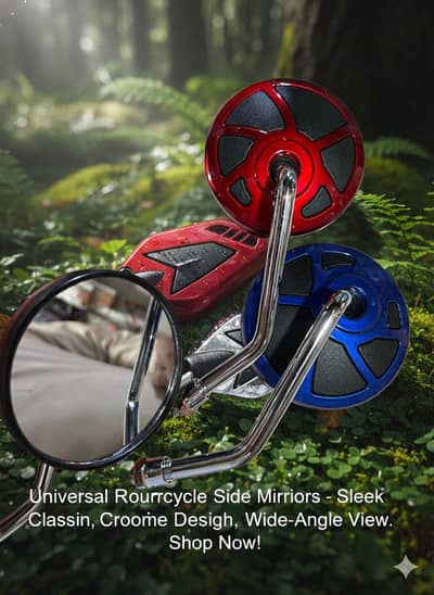 Universal Round Motorcycle Side Mirrors