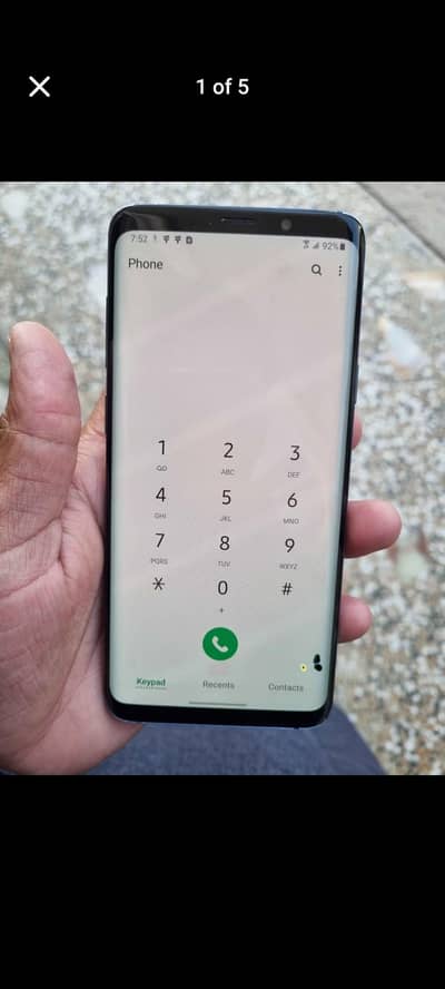 Samsung S9 plus non pta dot and back crack All ok