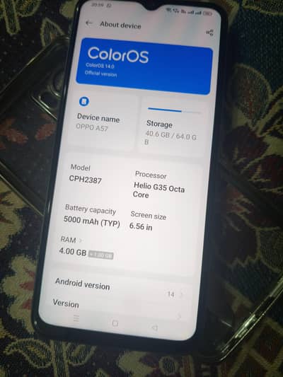 Oppo A57 10/10 Piece