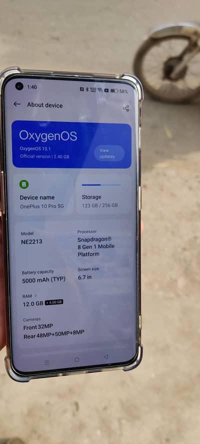 OnePlus 10pro 12/256 global non pta duel sim condition 10/10