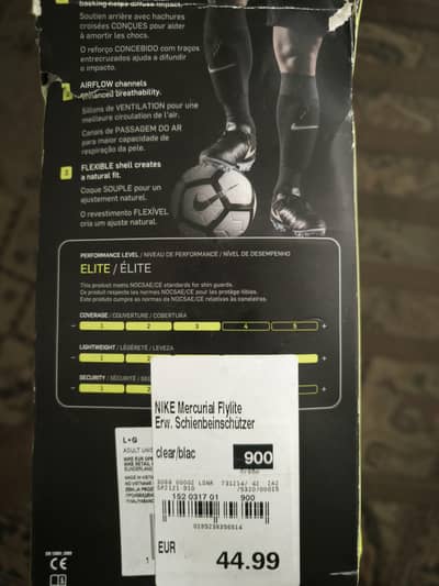 Nike Mercurial FlyLITE Shin Guards (Brand New)