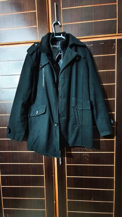 Long black coat (imported)