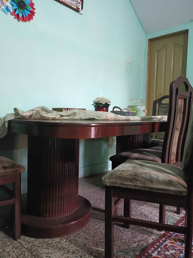 Solid Wooden Dinning Table 2