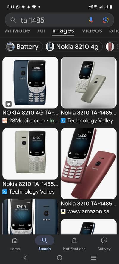 Nokia 8210 original phone  All accessories official pta approved