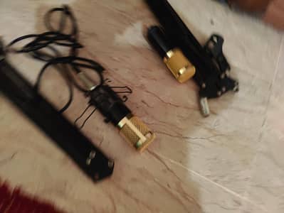 2 podcast mics