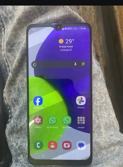 Samsung A22.  all ok  10%10