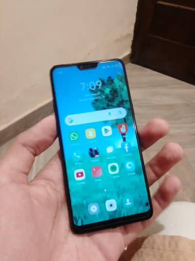 OPPO f7 4 64 with box charger cable black color