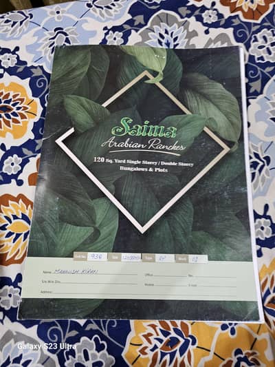 saima ranches society 120 SQY Corner plot installment. . Urgent sale