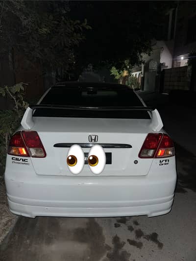 Big fiber spoiler and all ok condition