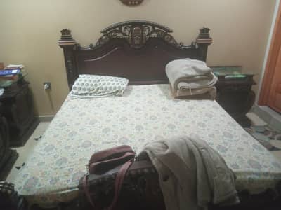 Double Bed , Dressing and Side Drawers